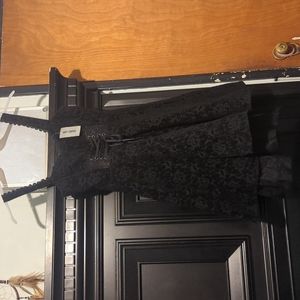 Jack Skeleton Black Strap Dress